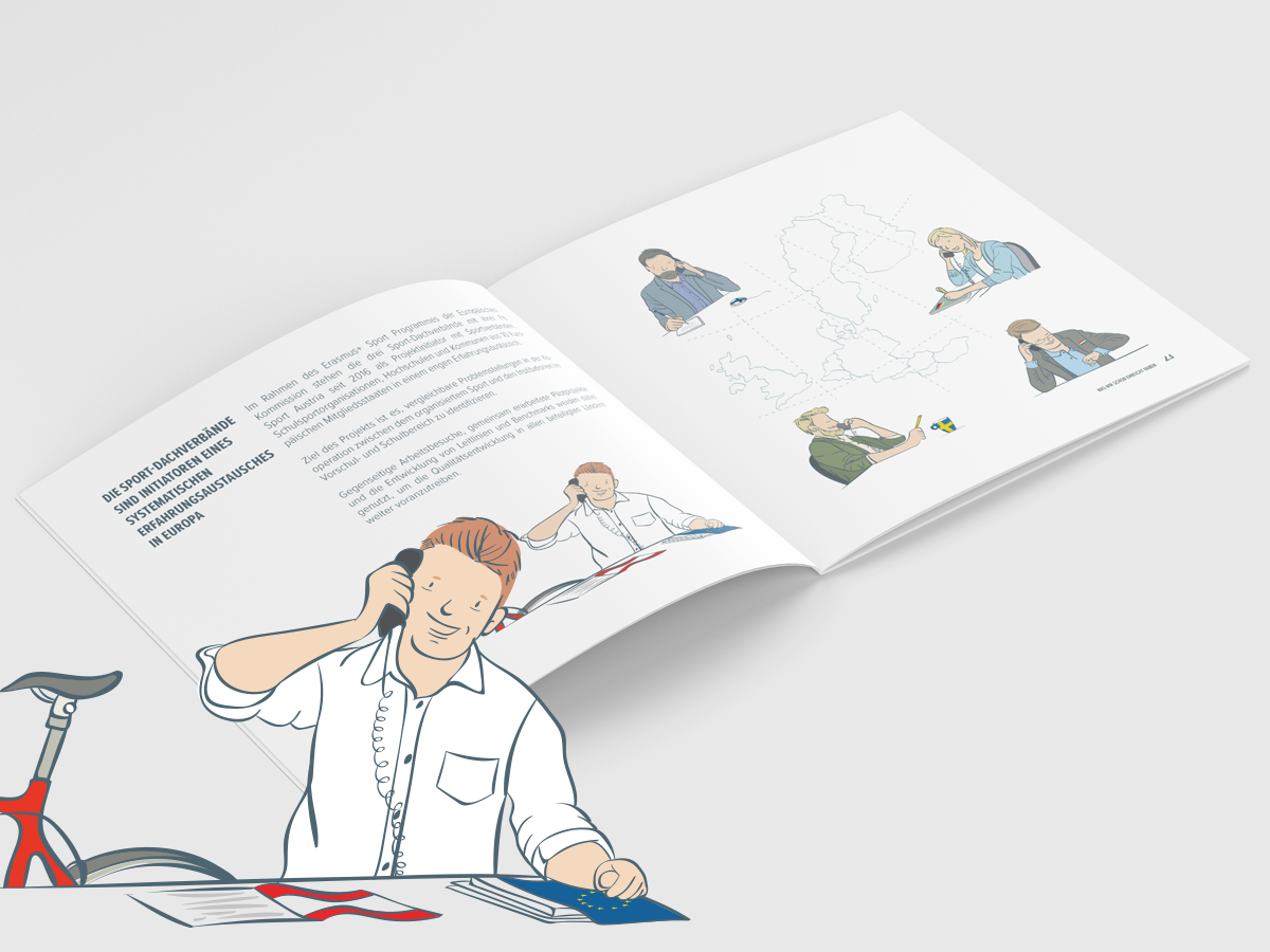 Grafikdesign Image Broschüre