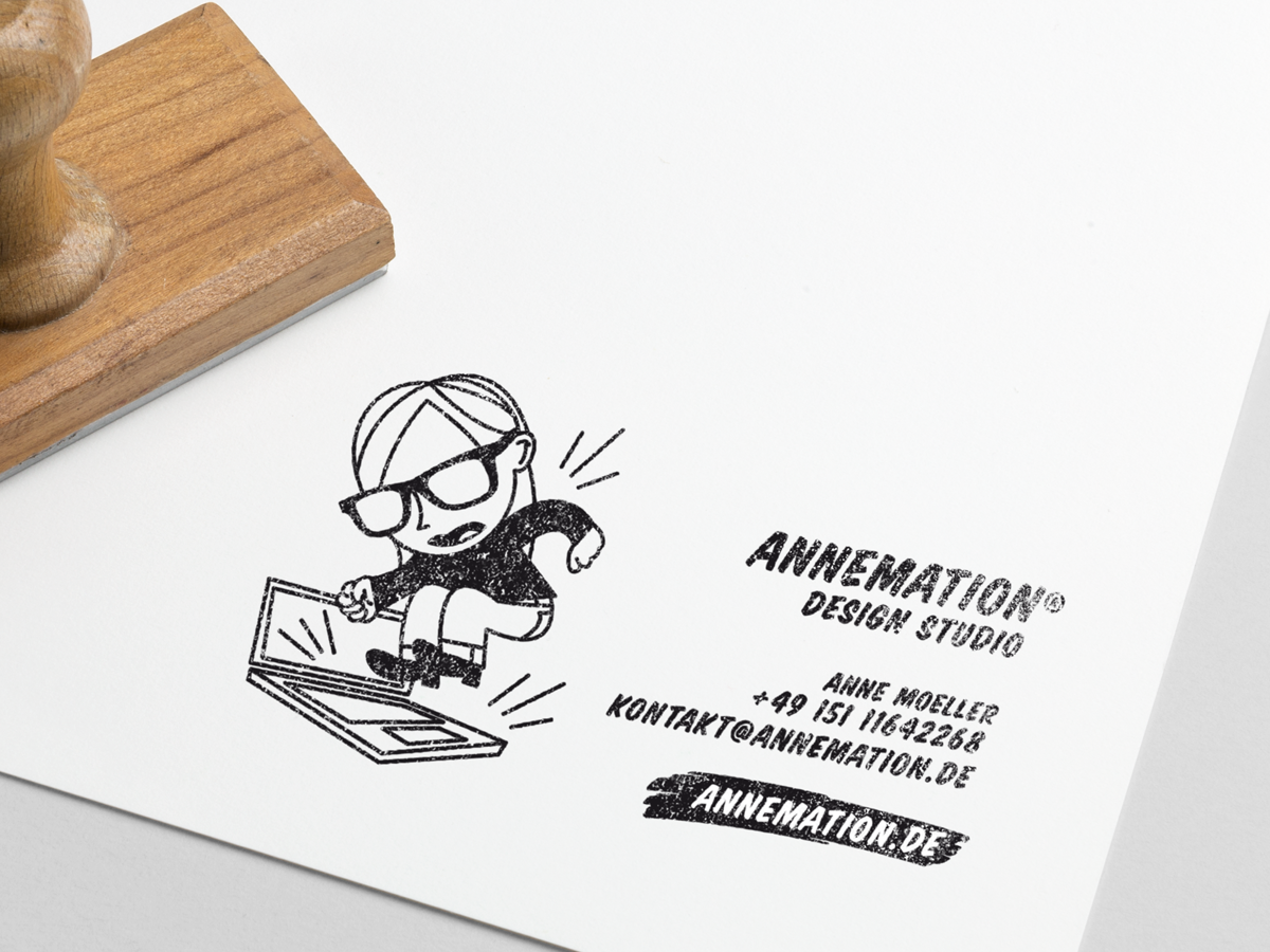 Grafikdesign Stempel