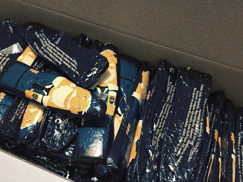 Grafikdesign Schokoladennikolaus Kiste