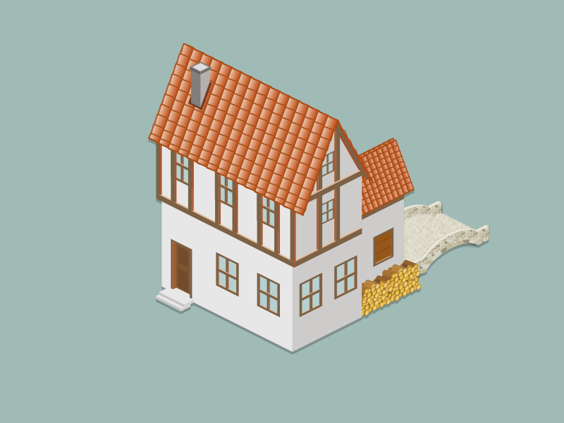 Illustration Isometrie Browsergame