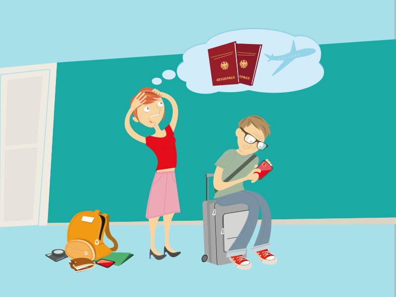 Visual Storytelling Reisepass-App