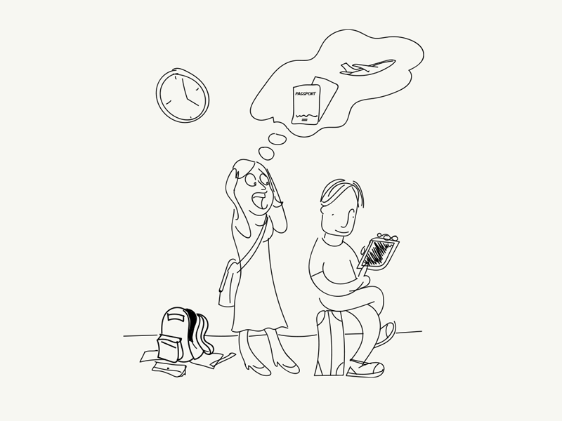 Visual Storytelling Storyboardskizze